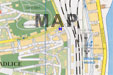 mapa Prahy - hostel arpacay 