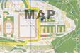 mapa Prahy - hostel strahov 