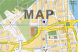 mapa Prahy - hotel arbes mepro 