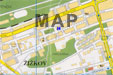 mapa Prahy - hotel aron 
