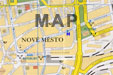 mapa Prahy - hotel axa 