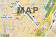 mapa Prahy - hotel elysee 