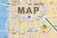 mapa Prahy - hotel expres house 