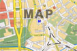 mapa Prahy - hotel le palais 