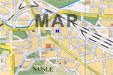 mapa Prahy - hotel mira 