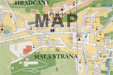 mapa Prahy - penzi�n u tri houslicek 